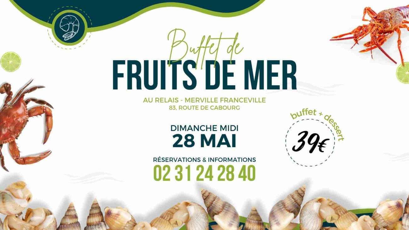 fruits de mer 28 mai